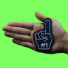 #1 Houston Foam Finger Patch Texas Football Team Embroidered Iron On