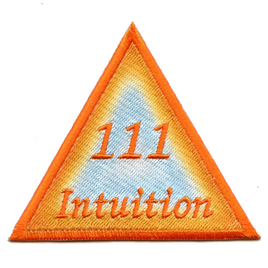 Patch brodé thermocollant avec les nombres angéliques 111, intuition, mythologie, psychique