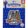 2010 Milwaukee Brewers 40th Anniversary Patch