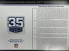 2018 Indianapolis Colts 35th Anniversary Willabee & Ward Patch With Stat Card