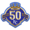 2018 Kansas City Royals 50th Anniversary Jersey Patch Powder Blue Logo Embroidered