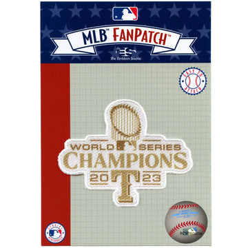 2023 MLB World Series Champions Texas Rangers Gold Jersey Patch