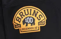 2024 Boston Bruins Team 100th Anniversary Game Jersey Patch Gold December 1, 2024