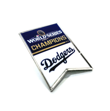 2024 MLB World Series Champions Los Angeles Dodgers Banner Lapel Pin