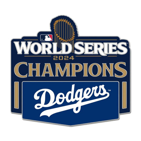 Épinglette des Dodgers de Los Angeles, champions de la Série mondiale de la MLB 2024