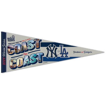 2024 MLB World Series New York Yankees Los Angeles Dodgers Coast to Coast Pennant