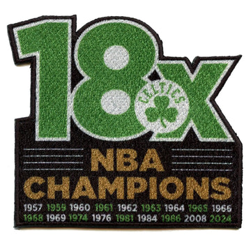 2024 NBA Finals Champions Boston Celtics 18X Success Patch