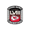 2024 NFL Super Bowl LVIII 58 Champions Kansas City Chiefs Rhinestone Pin