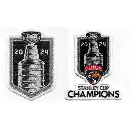 2024 NHL Stanley Cup Champions Jersey Patches Florida Panthers Combo