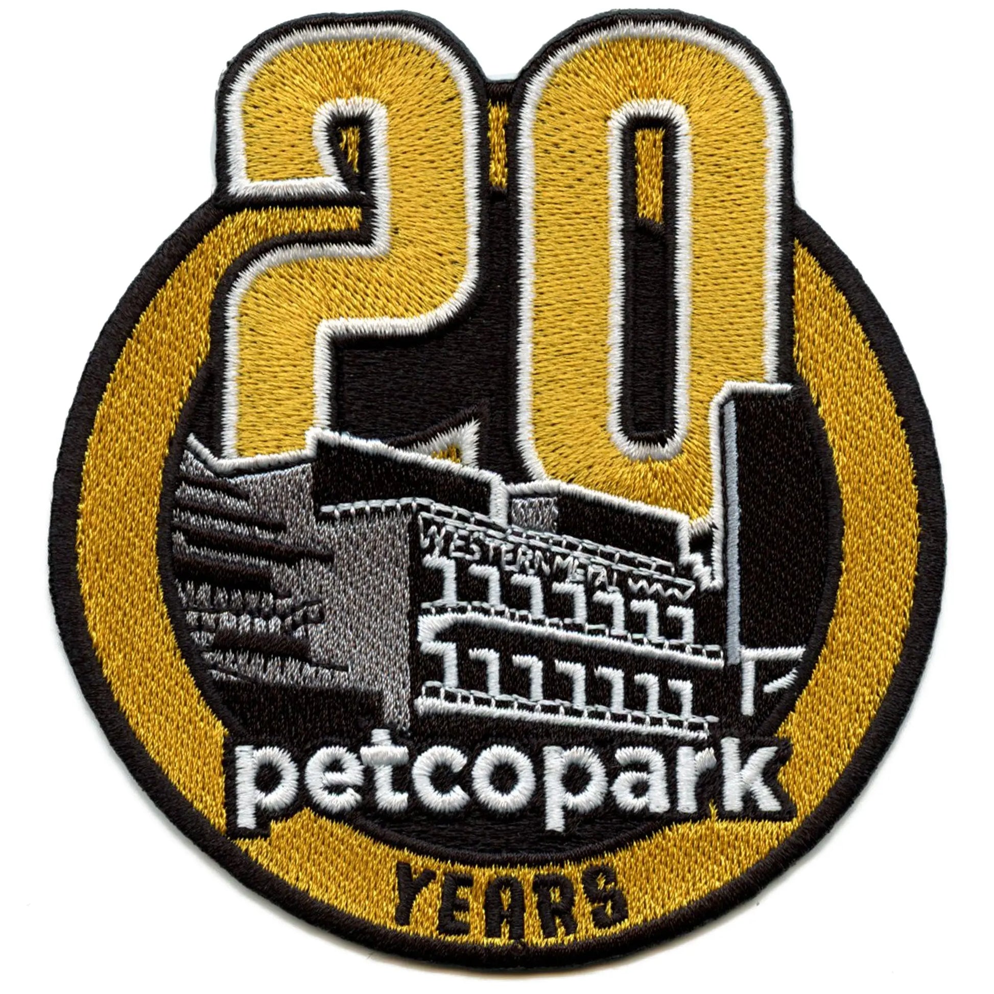 2024 San Diego Padres 20th Anniversary Patch Petcopark