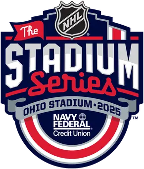 2025 NHL Stadium Series Game Jersey Patch Columbus Blue Jackets Detroit Red Wings