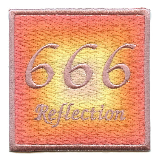 666 Angel Numbers Patch Reflect Mythology Psychic Embroidered Iron On