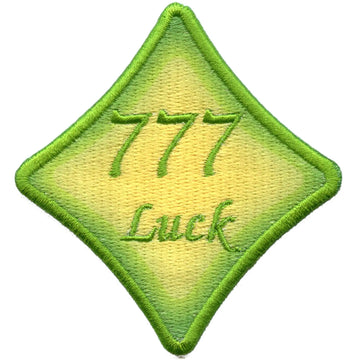 777 Angel Numbers Patch Luck Mythology Psychic Embroidered Iron On