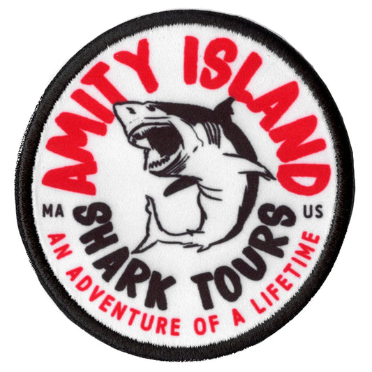 Amity Island Shark Tours Patch Adventure of a Lifetime Sublimated Iron On