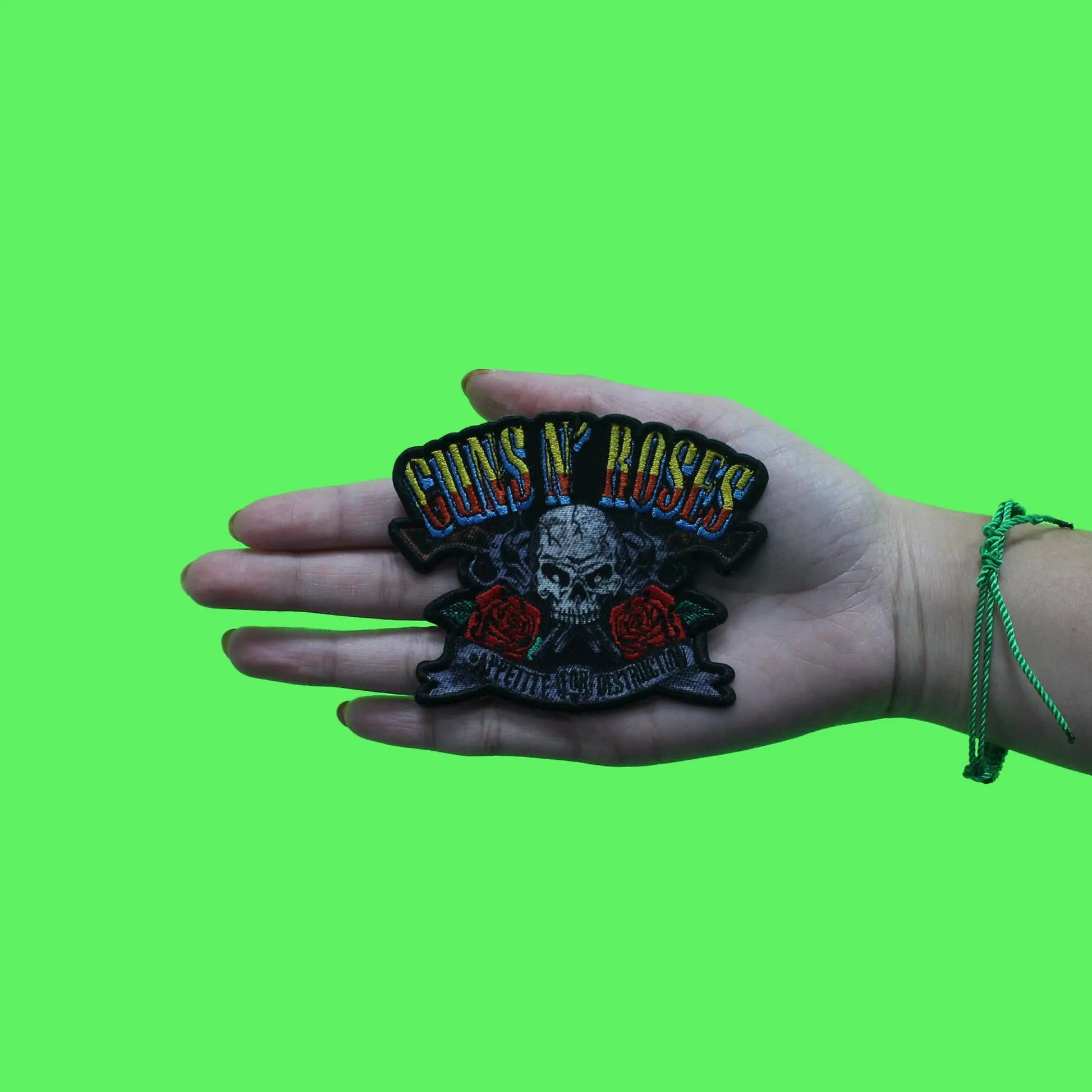 Appetite For Destruction Patch Guns N' Roses Rock Band Sublimated Embroidery Iron On