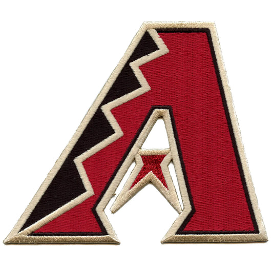 Arizona Diamondbacks Primary Team A Logo Jersey Patch (Sedona Red)