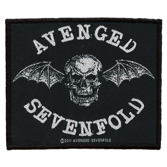 Avenged Sevenfold Death Bat Patch Music Skull Woven Iron On