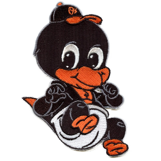 Baltimore Orioles The Oriole Bird Baby Team Mascot Self-Adhesive Patch