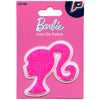 Barbie Pink Side Silhouette Patch Doll Toy Movies Chenille Iron On