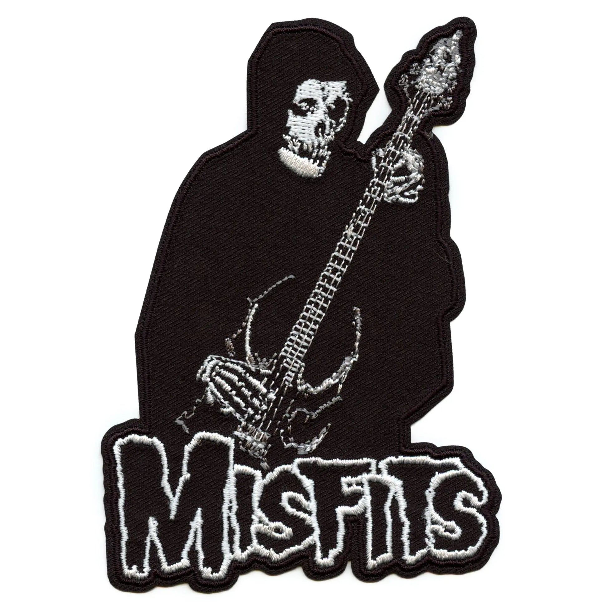 Misfits Bass Fiend Patch Classic Punk Rock Embroidered Iron On