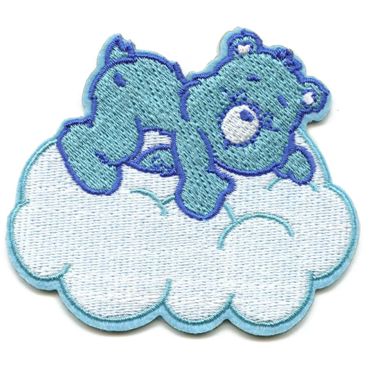 Bedtime Care Bear Patch Rainbow Kids Cartoon Embroidered Iron On