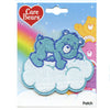 Bedtime Care Bear Patch Rainbow Kids Cartoon Embroidered Iron On