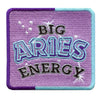 Big Aries Energy Patch Constellation Zodiac Box Embroidered Iron On