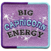 Big Capricorn Energy Patch Constellation Zodiac Box Embroidered Iron On