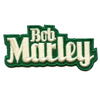 Bob Marley Singer Patch Cursive Script Logo Embroidered Puff  Iron On