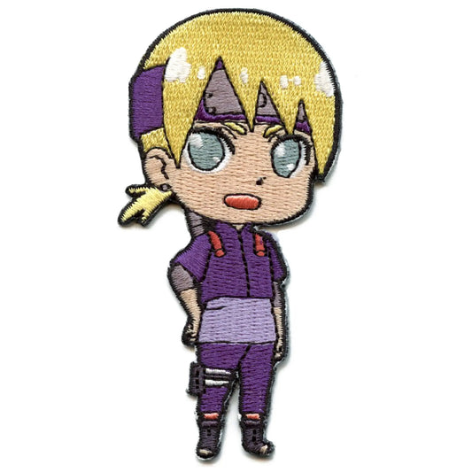 Boruto Inojin Stance Patch Naruto Anime Pose Embroidered Iron On