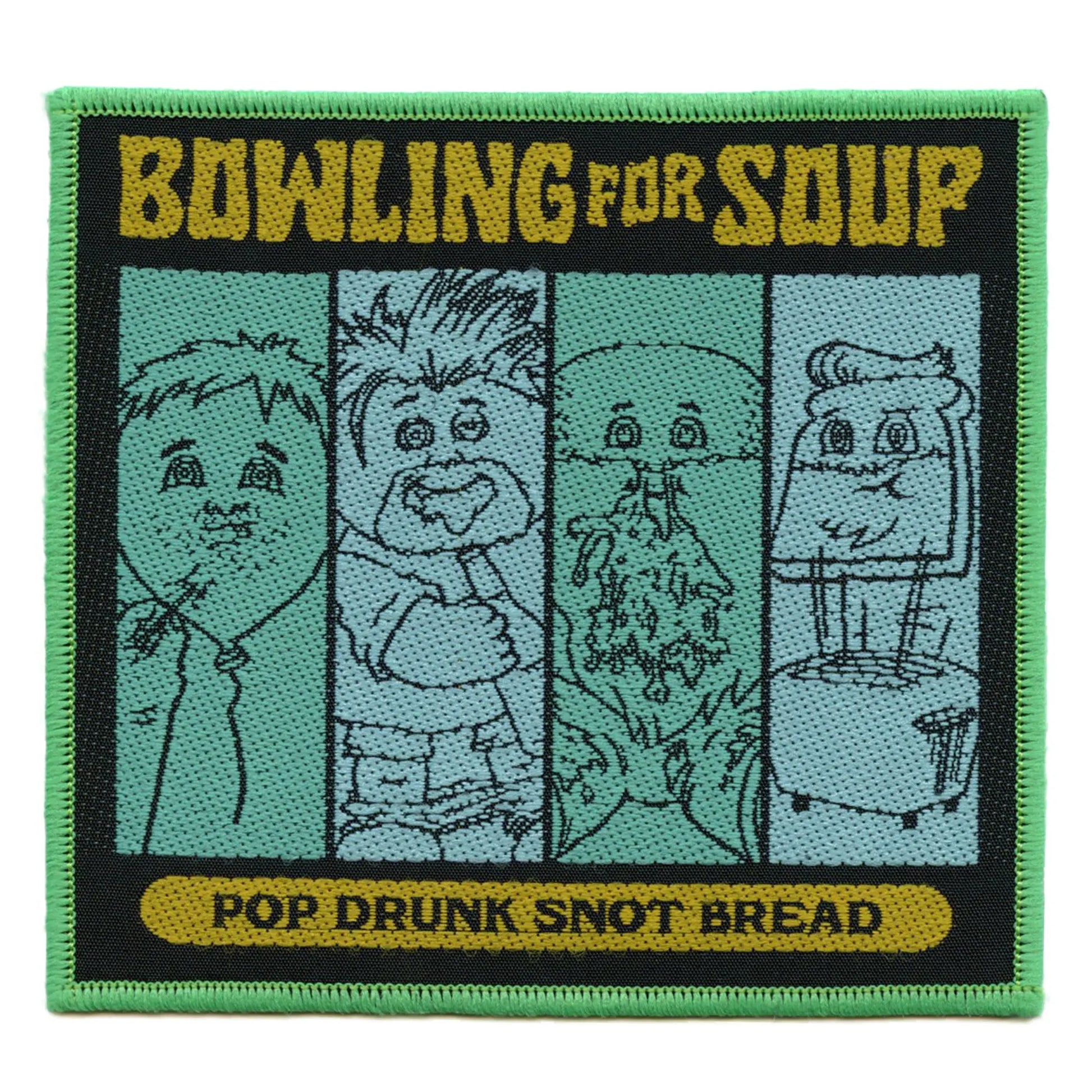 Bowling for Soup Patch Pop Drunk Snot Bread Woven Iron On