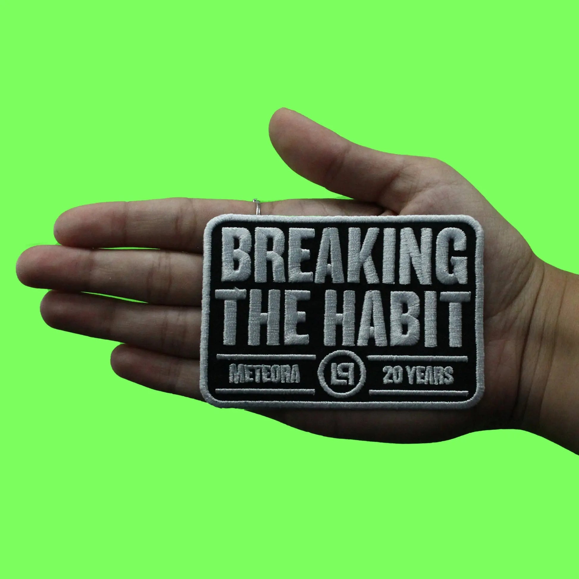 Breaking The Habit Patch Linkin Park Rock Band Embroidered Iron On