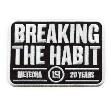 Breaking The Habit Patch Meteora 20 Year Anniversary Embroidered Iron On