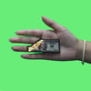 Burning Hundred Dollar Bill Patch Green Benjamin Money Embroidered Iron On