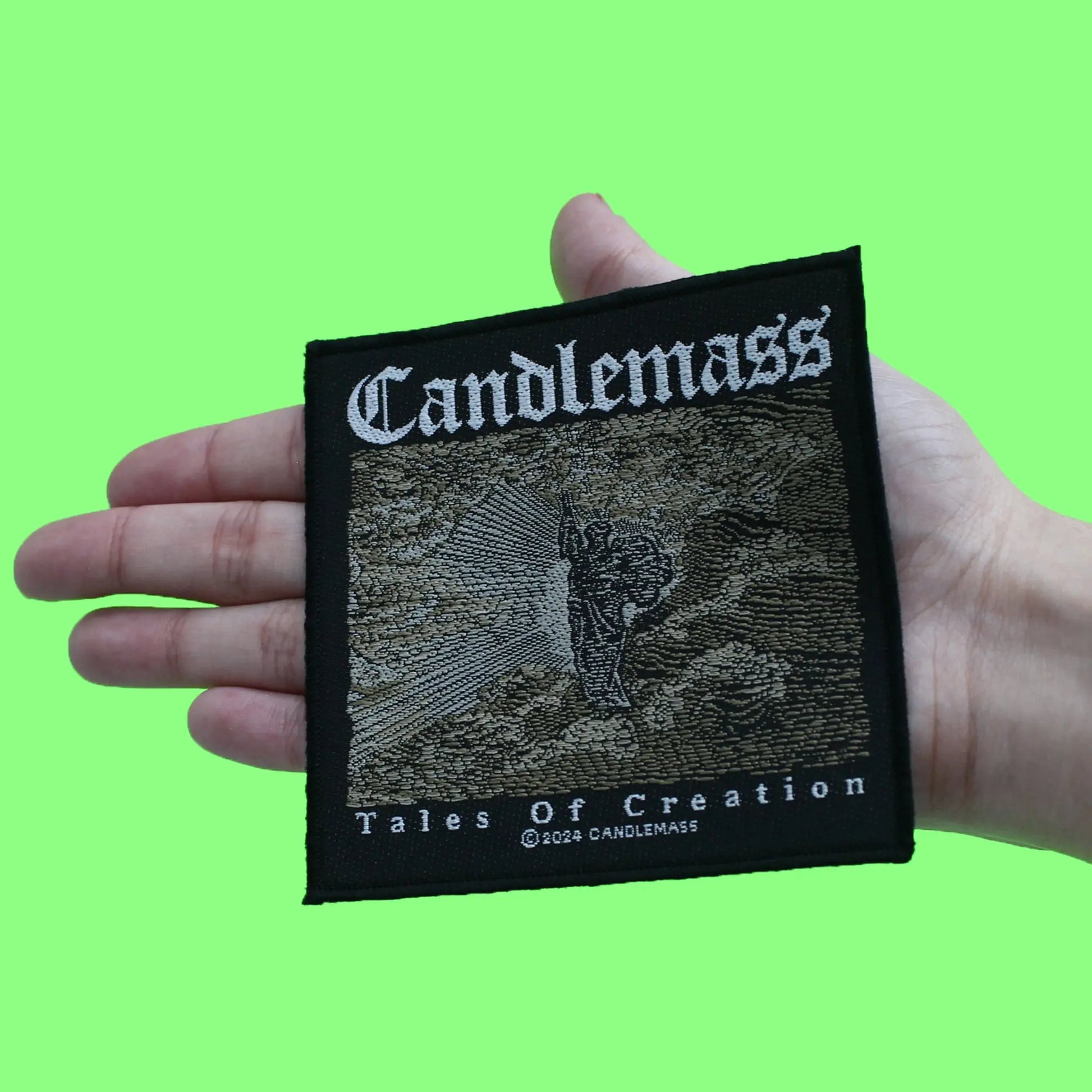 Candlemass Rock Band Patch Tales Of Creation Woven Iron On