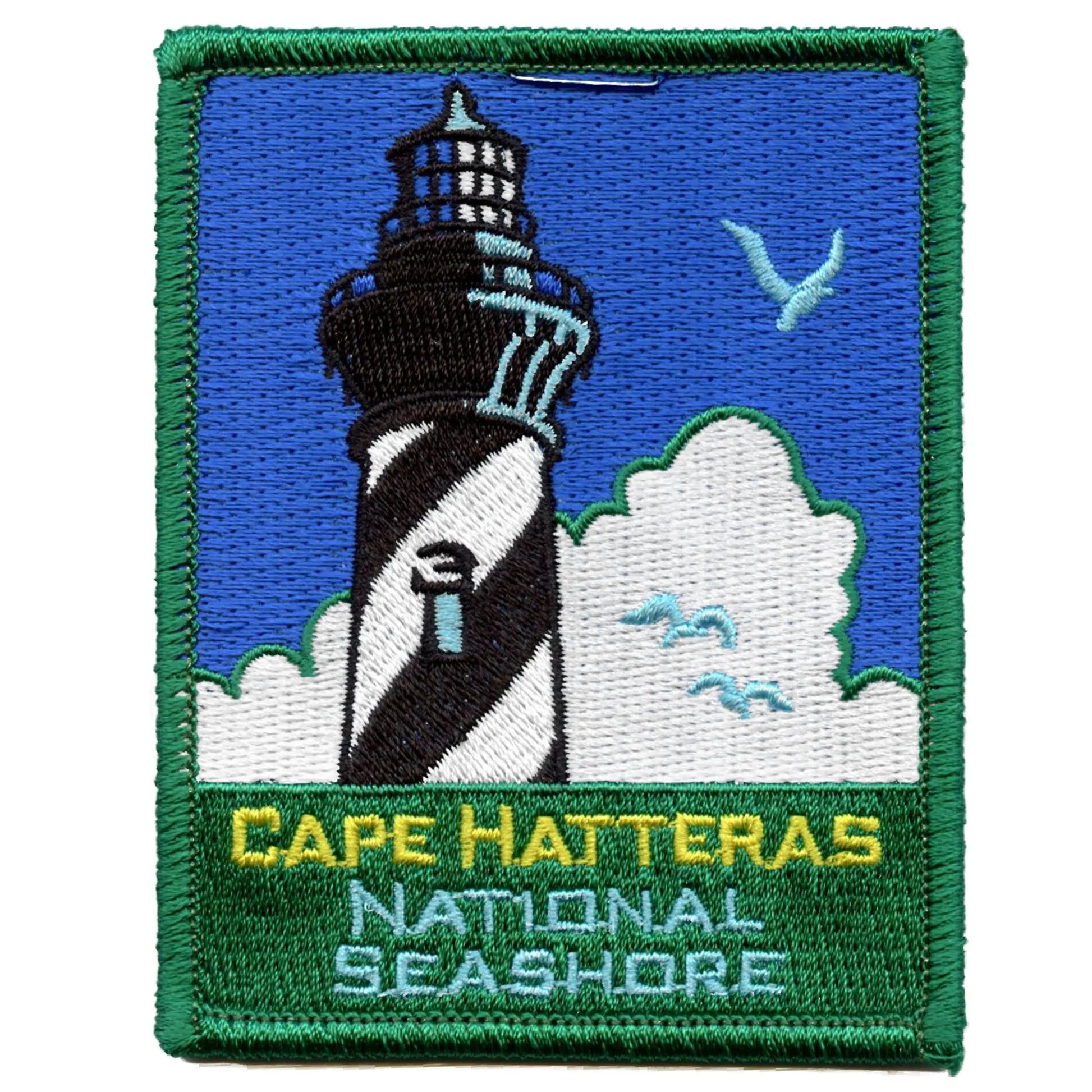 Cape Hatteras National Seashore Patch North Carolina Coastline Embroidered Iron On