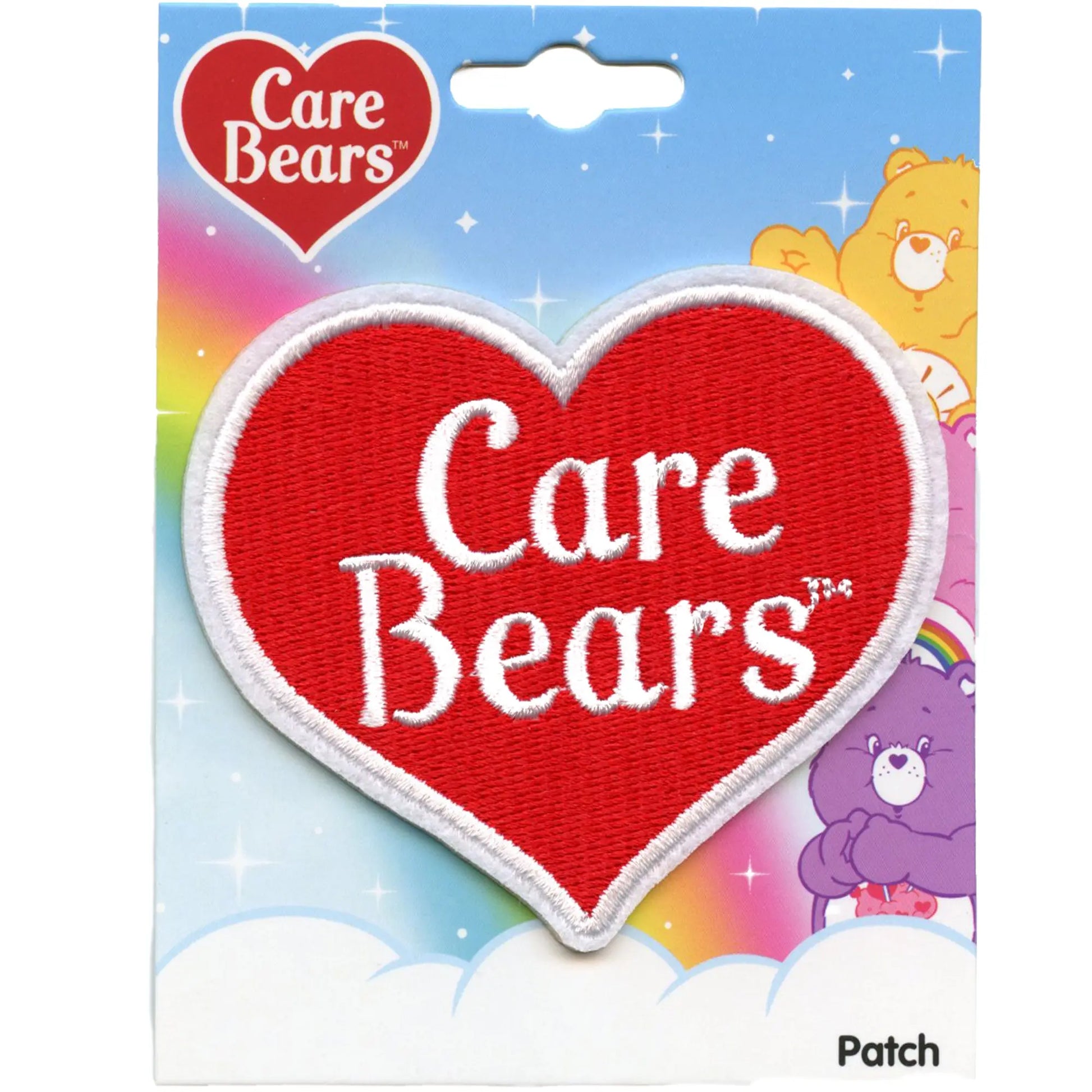 Care Bear Heart Patch Cute Kids Cartoon Embroidered Iron On