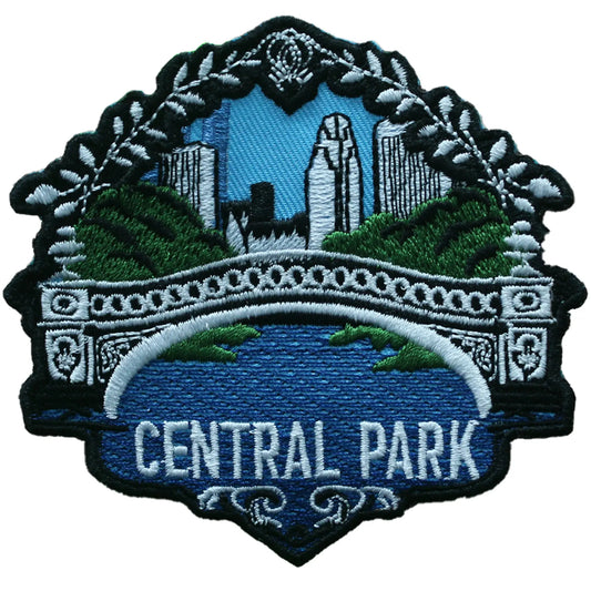 Central Park New York Patch Travel Souvenir Tourist Embroidered Iron On