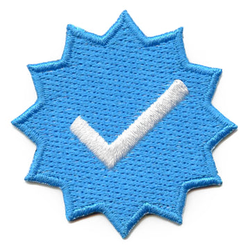 Check Mark Sign Patch Good Job Symbol Embroidered Iron On