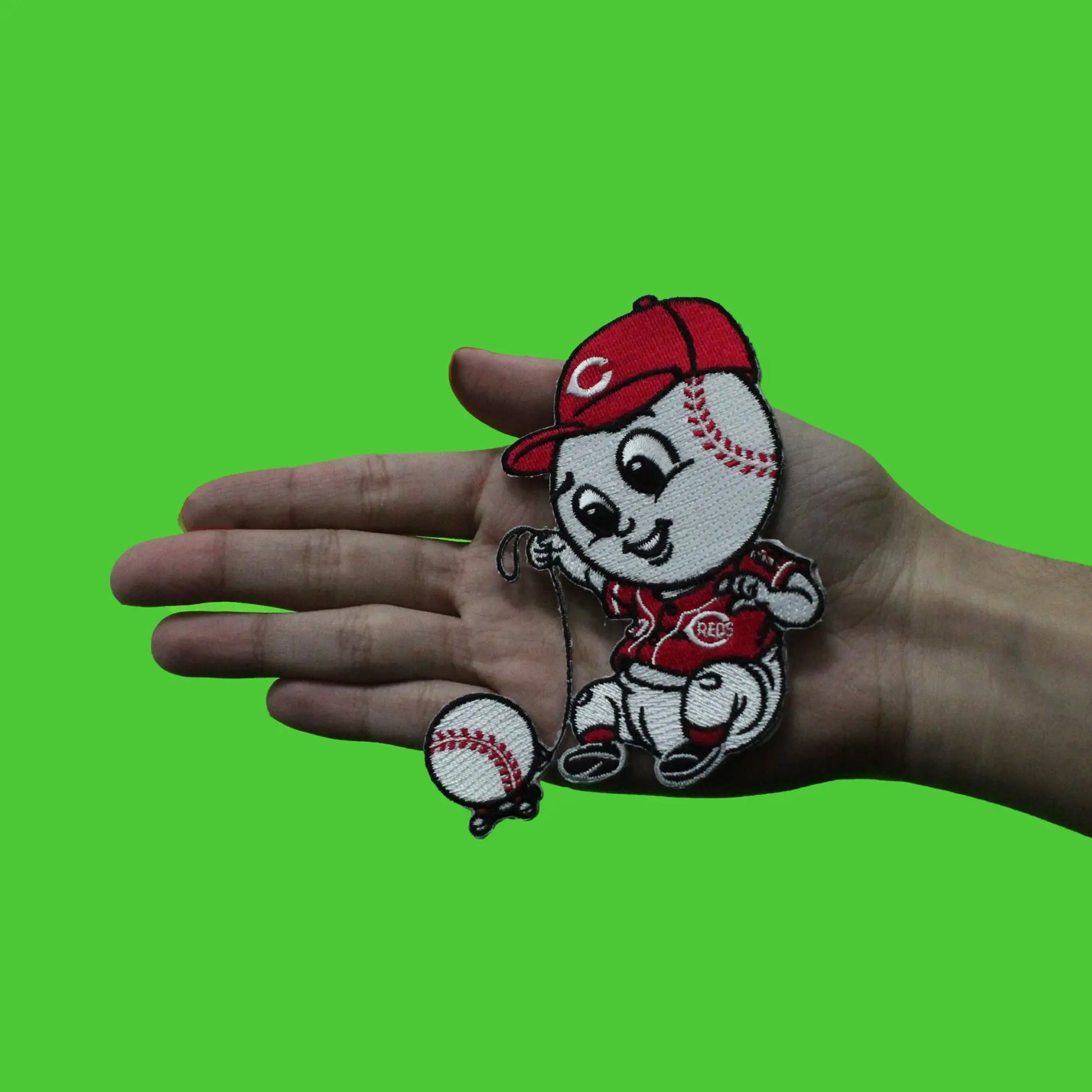 Cincinnati Reds Team Baby Mascot 'Mr. Red' Self-Adhesive Patch