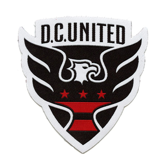 DC United Primary White Team Patch Crest Pro-Weave Jersey Woven