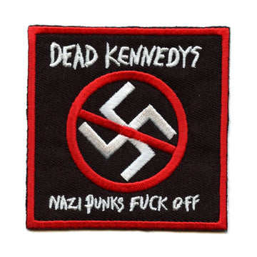 Dead Kennedys Anti Nazi F**K Off Patch Rock Band Music Embroidered Iron On