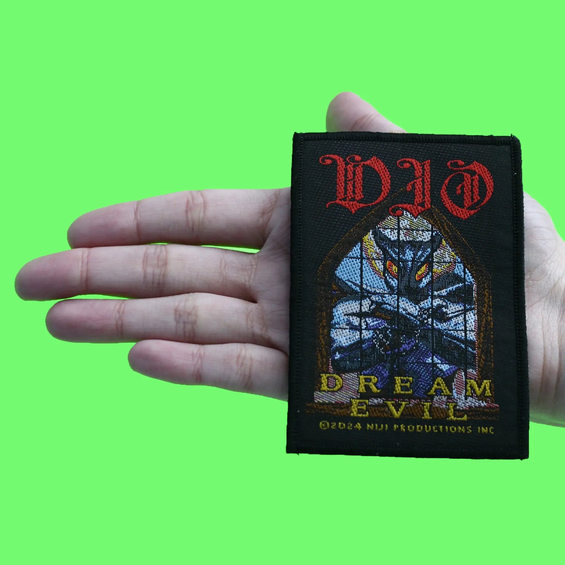 Dio Dream Evil Patch Rock Band Mascot Woven Iron On