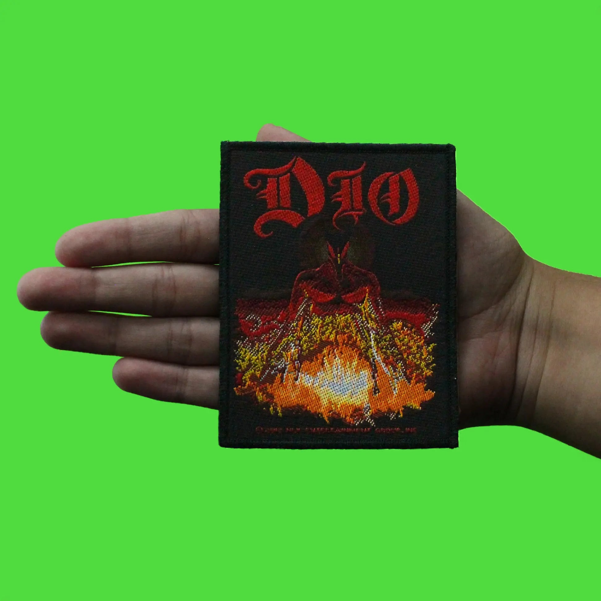 Dio Last In Line Patch Hard Rock Music Woven Iron On