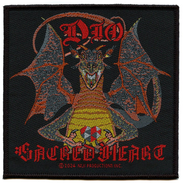 Dio Sacred Heart Patch Mascot Rock Band Woven Iron On