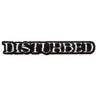 Disturbed Name Logo Patch Rock Music Metal Embroidered Iron On