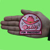 Dolly for President Patch Southern Western Cowgirl Embroidered Iron on