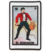 El Domador 12 Patch Tamer Mexican Loteria Card Sublimated Embroidery Iron On