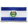 El Salvador Mini Flag Patch Latino Travel Souvenir Embroidered Iron On