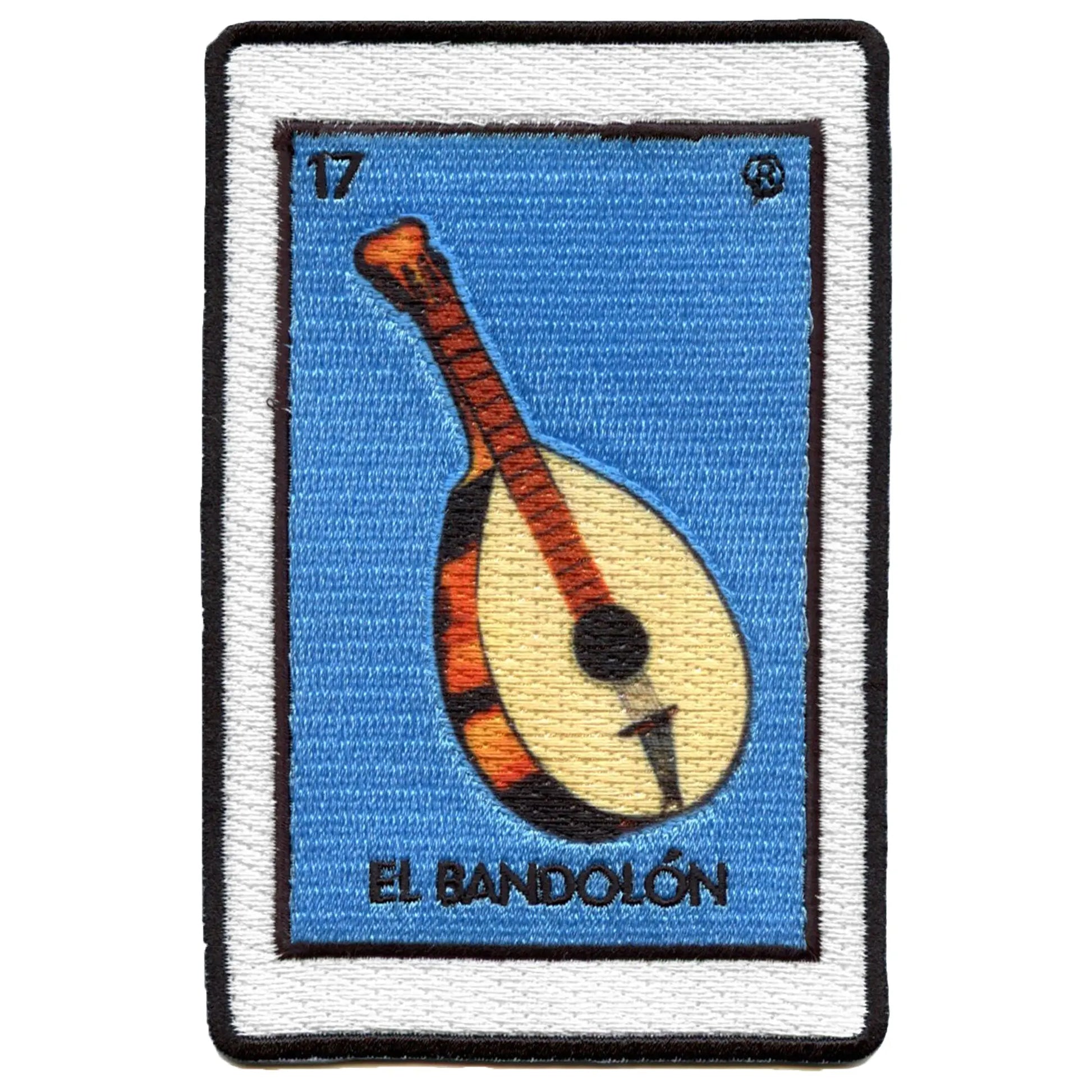 El Bandolon 17 Patch Mexican Loteria Card Sublimated Embroidery Iron On